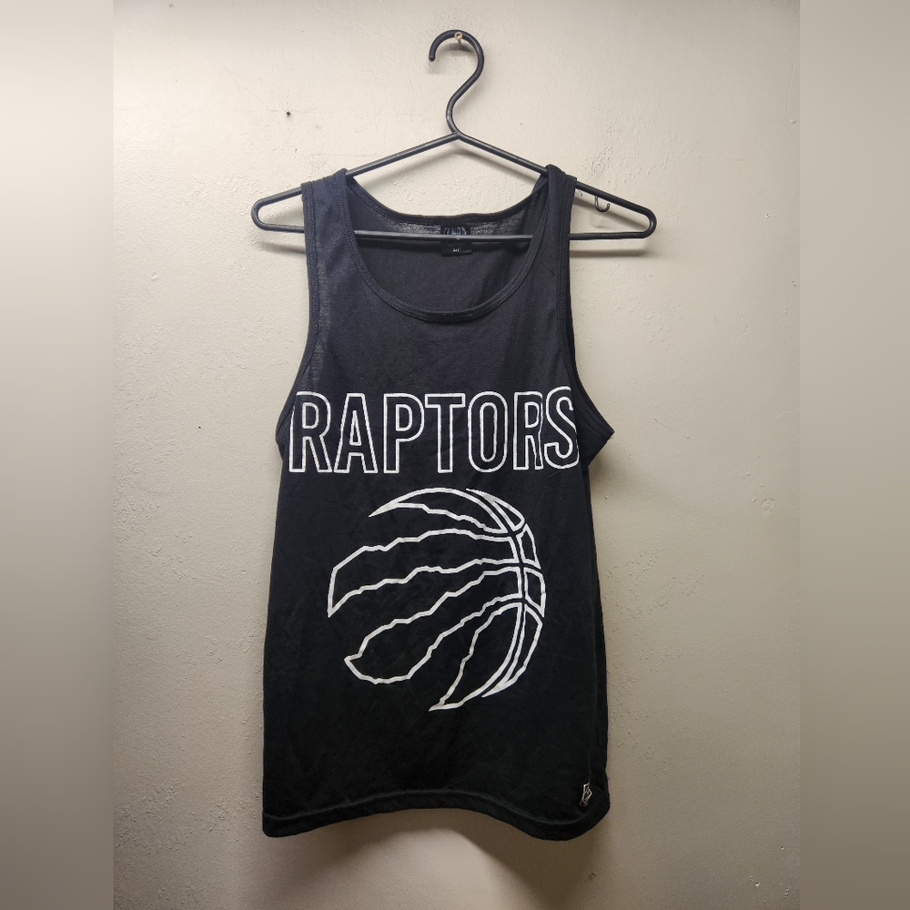 Mens Small Toronto Raptors Black Tank Top  Claw Ball Nba